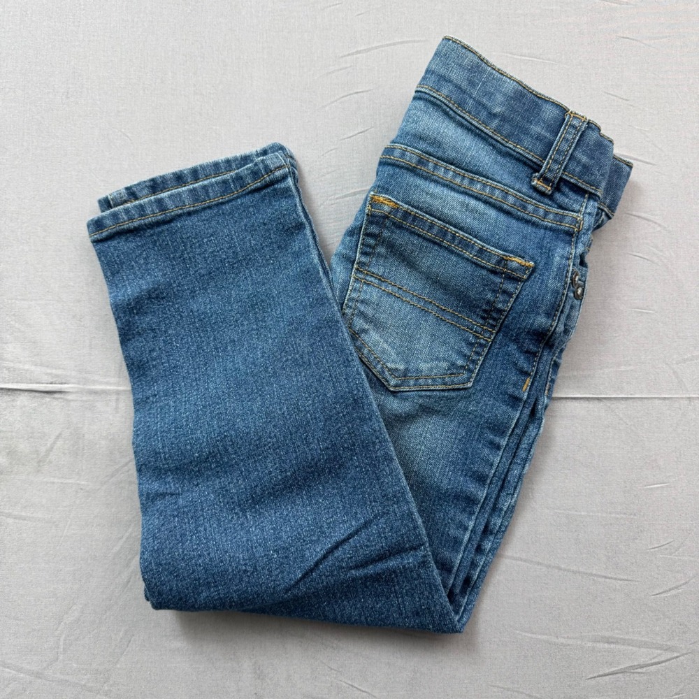 OshKosh B'gosh Boys Straight Leg Blue Jeans Medium Wash Size 5R Denim Pants